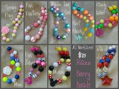 Chunky Necklace  Acrylic Gumball Chunky Jewelry by RazzBerryBeads, $15.00 Thinking Cap, Necklaces Ideas, Choker Pendant