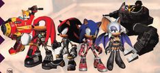 an image of sonic the hedgehog characters