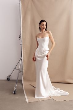 #divineatelier #bridal #weddingdress #bridaloutfit #fashion #minimalistweddingdress #silkdress #silkdrapeddress  #simpleweddingdress #birdalseparates #corset #birdalcorset #silkskirt Draped Silk Wedding Dress, Corset Draped Wedding Dress, Silk Dress With Corset, Caro Skirt, Wedding Dress Corset Top, Corset Photoshoot, Lace Corset Wedding Dress