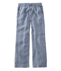 #LLBean: Women's Premium Washable Linen Pull-On Pants Linen Bottoms, Women Pants Casual, Pull On Pants, Ll Bean, L L Bean, Linen Pants, Pants Outfit, Amazing Women, And Now