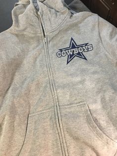 Custom made Dallas Cowboy hoodie. Any size! Cowboy Hoodie, Dallas Cowboys Hoodie, Cowboys Hoodie, Dallas Cowboy, Dallas Tx, Dallas Cowboys, Dallas, Gender Neutral, Custom Made