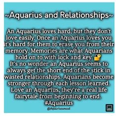 an aquarius quote with the words aquarius and its meaning