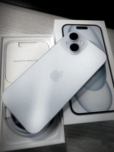 the new iphone 11 is in its box and it's still in its packaging