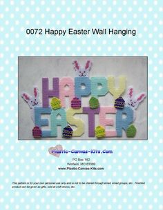 an easter card with the words happy easter