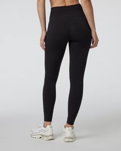 A brand-new perspective on leggings, the Daily Leggings are pulling out all the stops. Featuring a high waist, drawstring tie, an upgraded no-slip fit, 7/8 length and cuffed ankles, there’s no mistake in the name—you’ll want to wear these daily.Also check out our Daily Pocket Legging with side pockets. | Vuori Daily Legging | Black | Medium Vuori makes premium performance apparel inspired by the active Coastal California lifestyle; an integration of fitness, surf, sport, and art. Breaking down t High Rise Athleisure Activewear For Loungewear, High Rise Activewear With Elastic Waistband For Gym, High Rise Yoga Activewear With Elastic Waistband, Functional Leggings For Jogging, Functional Jogging Leggings, Midweight Yoga Pants For Athleisure, High Rise Athleisure Activewear With Elastic Waistband, Athleisure High Rise Activewear With Elastic Waistband, Checked Leggings