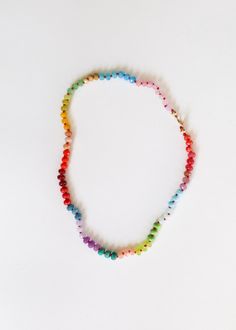 Natural Gemstone Necklace - Skyline Single Strand Czech Glass Necklaces With Round Beads, Long Agate Beaded Necklace With Faceted Beads, Single Strand Czech Glass Necklace With Round Beads, Adjustable Multicolor Single Strand Beaded Bracelet, Unique Multicolor Long Beaded Necklace, Handmade Multicolor Long Bead Necklace, Artisan Multicolor Hand-strung Necklaces, Adjustable Rainbow Necklace With Colorful Beads, Rainbow Faceted Round Bead Necklaces