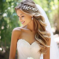 a beautiful bride in her wedding dress holding a bouquet