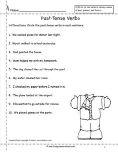 the past tense worksheet