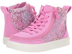 BILLY Footwear Kids Classic Lace High (Toddler/Little Kid/Big Kid) | Zappos.com Goat Logo, Footwear Fashion, Functional Fashion, High Sneakers, Girls Shoes Kids, Shoes Pink, Girls Boots, Shoe Size Chart, Big Kid