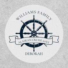 the logo for william's family, alaskan cruise 20 / 8x8