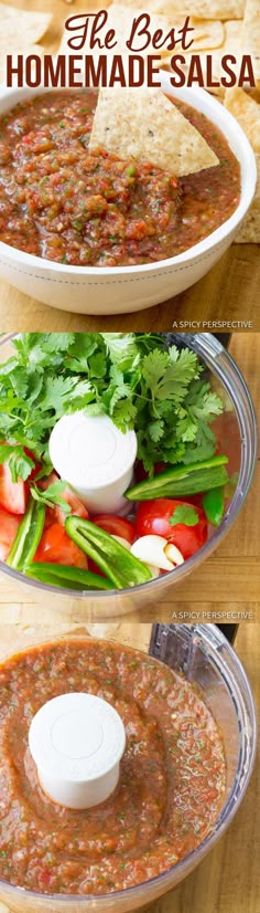 the best homemade salsa recipe in a food processor