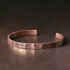 Rustic Oxidized Copper Cuff Bangle Pure Copper Handcrafted Bracelet - Carved Handmade Simple Jewelry for Men and Women Description: Embrace the timeless appeal of our Pure Copper Handcrafted Metal Bracelet—a rustic and oxidized cuff that brings a touch of vintage charm to your style. This handcrafted piece is made from pure copper, hand-polished to perfection. The minimalist design is complemented by a carved and textured surface, making it a unique and special addition to your jewelry collectio Handmade Copper Bracelet, Copper Work, Didgeridoo, Copper Design, Copper Cuff Bracelet, Copper Cuff, Metal Bracelet, Gongs, Handcrafted Bracelets