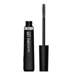 Lift your lashes to the next level with Telescopic Lift Mascara Blackest Black. Get instant lash lift, volume and up to +5MM Visible Length for up to 36-hour wear. L’Oreal Paris’s Exclusive load and lift double-hook bristle brush catches and charges every lash. This length and volume mascara is easy to apply and comes in 3 washable mascara shades and 1 water proof mascara shade.

How to apply: Step 1 – Use front hook bristles to lift lashes; Step 2 – Use side hook to separate lashes. L’oréal Telescopic Lift, L’oréal Mascara, Kendall Jenner Maquillaje, Telescopic Lift Mascara, L'oreal Paris, Mascara Telescopic, Mascara Loreal, Telescopic Mascara, Makeup Shopping