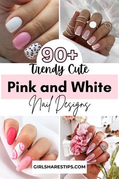 Discover stunning pink and white nails! Ideal for birthdays, weddings, date nights at the beach, or festive vacations. Our collection includes designs for spring, summer, fall, winter: simple French tips to ombre styles in both short and long options like almond or coffin shapes. Adorned with flowers and butterflies or accented with chrome finishes—these aesthetic looks cater to beginners and baddies alike! Perfect for holidays like Thanksgiving or Christmas while looking classy at concerts!