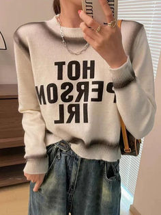 ⚡Buy 2024 Tie Dye Letter Print Sweater Khaki ONE SIZE under $29.00 in Sweaters at AnotherChill.com Online. Style: Casual/Street/Vintage/Hip Pop/Preppy. Fabric Content: Polyester. Fit Type: Loose Fit. Neckline: Crew Neck. Sleeve Length: Long Sleeve. Unique Design: Embrace cool and edgy vibes with our Tie Dye Letter Print Sweater. The tie dye pattern adds an urban flair, perfect for elevating your street style or hip hop-inspired looks.. Versatile Print: Featuring a vintage-inspired letter print, Preppy Fabric, Edgy Vibes, Streetwear Sweater, Patchwork Cardigan, Pastel Goth Fashion, 2000s Outfits, Tie Dye Pattern, Print Sweater, Tie Dye Designs