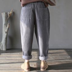 Gender: WomenItem Type: PantsMaterial: CorduroyPattern Type:SolidSeason: Spring, Autumn, WinterClosure Type: Elastic WaistOccasion: Daily CasualStyle:Casual,Retro,LooseColor:Black,Gray,Camel Size:One Size Length:93 cm/36.61''Waist: 64-100 cm/ 25.20''Hip:116 cm/45.67'' Pants Women Casual, Black Camel, Women Pants Casual, Pants Women, Cotton Cord, Suits You, Wedding Accessories, Black Gray, Harem Pants