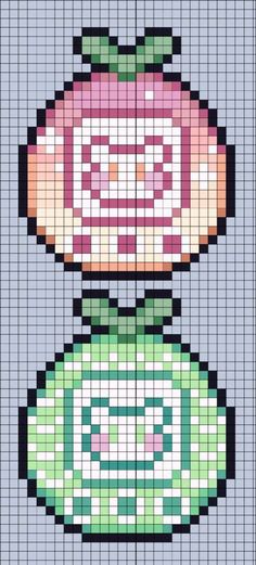 Perler Bead Kawaii Pattern, Kidcore Pixel Art, Heartstopper Leaves Pixel Art, Kandi Patterns Pixel Art, Boba Pixel Art, Cute Perler Bead Patterns Kawaii, Tamagotchi Pixel Art, Pixel Art Ideas Anime, Pixel Art Matching