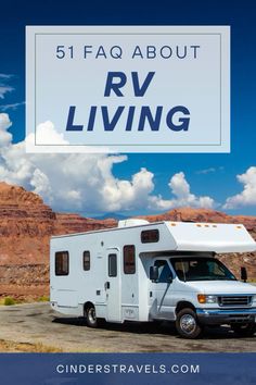 Want to know more about full-time RV living? This blog post tackles 51 burning questions about life on the road. #RVLivingGuide #FullTimeTravel #RVFAQs Matt Jones, Retirement Living, Buying An Rv, Rv Living Full Time, Camper Living, Full Time Rv, Kid Friendly Travel Destinations, Rv Stuff, Rv Life