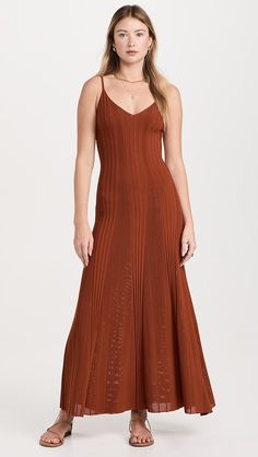 ba&sh Pamila Dress | Shopbop High Neck Blouse, One Clothing, Perfect Wardrobe, Floral Jumpsuit, Ribbed Dresses, Lace Maxi, Pink Maxi Dress, Lace Maxi Dress, V Neckline