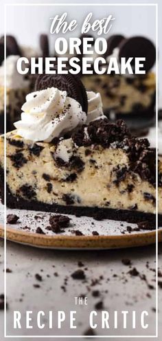 the best oreo cheesecake in the recipe cric is ready to be eaten