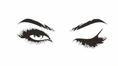 Lash & Brows Eyes Wall Stickers Vinyl , Paper Black Open Eyes: 10.5 x 23 inch. and a small one 6.5 x 3 inch.(includes a small one) Blink Eye: 7.5 x 22 inch. Blue Bedrooms, Eye Drawings, Art Camp, Black And White Sketches, Paper Black, Camp Ideas, Art Simple, Vinyl Paper, Longer Eyelashes