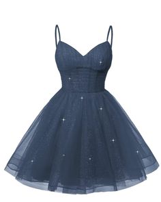 Cinghie di spaghetti a v sul collo da donna Blu tempestosa Abiti da ritorno a casa con abiti da ballo corti da corsetto per adolescenti Prom Gown For Teens, Stormy Blue, Dress With Corset, Blue Homecoming Dresses, Corset Back, Vestidos Prom, Short Prom, Homecoming Dress, Prom Gown