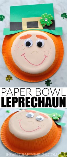 this paper plate leprechaun craft is perfect for st patrick's day