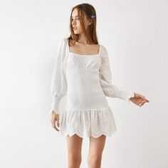 This adorable mini dress features square neckline, puff sleeves with wide cuff and lace ham. Made of 100% cotton for ultimate comfort. No Stretch Medium Weight Regular Fit Size runs small,recommend one size up Fabric: 100% Cotton Model is 177cm/5'9" tall, 80cm/31" bust, 59cm/23" waist and 89cm/35" hip and wears a size S. Care Instruction: Hand Wash, Do not bleach, Dry flat in shade, Iron cool (max 110℃), Dry clean, tetrachloroethylene(PCE) only. Purple Mini Dress, Dresses Purple, Puff Sleeve Mini Dress, Purple Mini Dresses, Silk Mini Dress, Wide Cuff, Hoco Dresses, Long Sleeve Mini, Long Sleeve Mini Dress