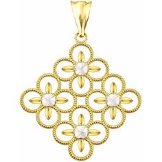 This beautiful diamond-cut multi clover charm pendant will be a sparkling addition to any jewelry collection. The intricate diamond-cut details of this pendant are eye catching for all to admire. They will complement any outfit, day or night. They will make a stylish and timeless gift for yourself and your loved one. Size: One Size. Color: Metal Type. Gender: female. Age Group: adult. Pendents Design, Gold Jewelry Design, Jewellery Design Sketches, Art Jewelry Design, Light Weight Jewelry, Black Beaded Jewelry, Clover Charm, Silver Jewelry Design, Classic Earrings