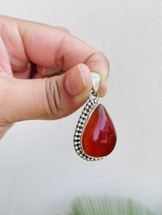 Carnelian pendant, sterling silver 925, handmade women jewellery, boho pendants, gemstone jewellery, gifts or her Dimensions: 38x20 mm 😊 Women Jewellery, Carnelian Pendant, Rainbow Moonstone Pendant, Rainbow Jewelry, Jewellery Gifts, Silver Spinner Rings, Boho Pendant, Gemstone Jewellery, Moonstone Pendant