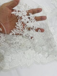 Embroidered Lace Fabric, Faux Fur Fabric, Fur Fabrics, Fabric Beads, Sequin Fabric, Tulle Fabric, Ivory Lace, Bridesmaid Gown, Wedding Dresses Romantic