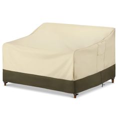 PRICES MAY VARY. All Weather Protection: The outdoor couch cover is made of durable UV-resistant 600D fabric with waterproof vinyl laminated backing, resistant to fading, tearing and ripping. The critical seams are sealed with waterproof tape to prevent water from penetrating the cover. Protects outdoor furniture from sun damage, rain, snow, pollen, leaves and debris. Wind Resistant: The patio sofa cover is well made with adjustable drawstrings and toggles around the bottom for a snug fit to pre Oversized Sofa, Waterproof Patio, Loveseat Covers, Outdoor Furniture Cover, Patio Couch, Outdoor Living Furniture, Patio Loveseat, Waterproof Tape, Outdoor Furniture Covers