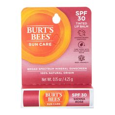 Apply This Burt’S Bees Spf 30 Tinted Lip Balm To Add Color And Sun Protection To Your Lips.broad Spectrum Mineral Sunscreensize: 0.15 Ozcolor: Sienna Roseleaping Bunny Certified100% Natural Origin.country Of Origin: Usa Burts Bees Tinted Lip Balm Magnolia, Lip Balm Burts Bees Tinted, Burts Bees Lip Balm Rose, Burts Bees Rose Lip Balm, Burt’s Bees Tinted Lip Balm Rose, Lip Balm With Spf Sun Protection, Ultra Sun Lip Balm, Lip Balm Spf 50, Burt’s Bees Tinted Lip Balm Swatches