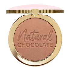 97% naturally-derived ingredients.v 100% sexy, sun-kissed glow. This silky, buildable bronzer glides on effortlessly for a weightless, barely-there feel with the perfect balance of warmth and dimension. Infused with our signature real cocoa powder, skin is left with a healthy, natural bronze radiance that smells as good as it looks! Cocoa Fruit, Too Faced Chocolate, Best Bronzer, Cocoa Chocolate, Matte Bronzer, Bronzing Powder, Makeup Bronzer, Water Sources