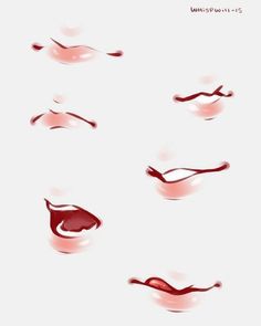 an image of different shapes and sizes of lips on a white background with the words, what's your style?