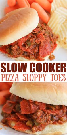 this slow cooker pizza sloppy joes recipe is so good and easy to make