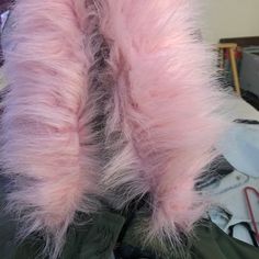 Women’s Coat Pink Faux Fur Trim Is Removable (Attached W Small Buttons) Never Worn Size Medium Army Green Color Cozy And Cute Fluffy Pink Outerwear For Spring, Fluffy Pink Spring Outerwear, Pink Fluffy Winter Outerwear, Pink Faux Fur Outerwear For Cold Weather, Pink Fluffy Long Sleeve Outerwear, Trendy Pink Outerwear With Faux Fur Lining, Trendy Pink Fluffy Outerwear, Casual Pink Outerwear With Faux Fur Lining, Army Green Color