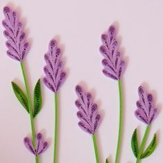 * Blank card with quilled paper art of purple lavender flowers. * Includes purple envelope. * A card for any occassion. * Card measures 7" height and 5" length. * Purple and green colors. * Quilling is the art of using strips of paper that are rolled, shaped, and glued together. * Made by a women's artisan co-operative in Hanoi, Vietnam. ------------------------- Quilling is the art of using strips of paper that are rolled, shaped, and glued together to create decorative designs. Each product is Quilling Birthday Cards, Handmade Paper Gifts, Paper Lavender, Diy Quilling Crafts, Quilling Flower Designs, Quilling Animals, Paper Quilling For Beginners, Purple Envelope, Paper Quilling Cards