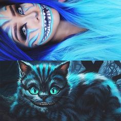 Blue Cheshire Cat, Cheshire Cat Dress, Cheshire Cat Cosplay, Halloween Alice In Wonderland