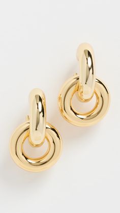 Fast Free Shipping & Free Returns on MÉGA Double Hoop Earrings at Shopbop. Shop new arrivals from MÉGA at Shopbop.com Double Hoop Earrings, Hoop Design, Gold Branding, Gold Earrings, New Arrivals, Jewelry Accessories, Jewelry Earrings, Hoop Earrings, China