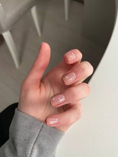 Blush Nails, Soft Nails, Pretty Gel Nails, Clear Nails, Simple Acrylic Gel Nails Clear, Classy Fall Nails, Nails Clear, Holiday Acrylic Nails, Ballet Nails, Girly Acrylic, Hello Nails, Girly Acrylic Nails