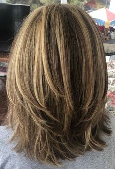 Medium Layered Haircuts 2023, Long Layered Bob Hairstyles Over 50, Layers For Shoulder Length Hair Straight, Easy To Maintain Hairstyles, Flattering Medium Length Haircuts, High Light Hair Color Ideas For Black Hair, Layered Short Medium Hair, Katie Couric Hairstyles, Face Framing Wispy Bangs Medium Hair