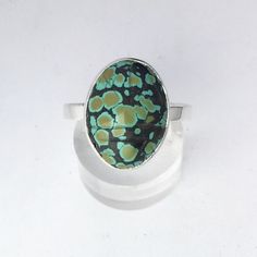 "This ring features a natural turquoise carved scarab bezel set in sterling silver. The carved scarab turquoise stones are vintage from the 1960's and vary in color and pattern but all are gorgeous. The carving is on the top and the underside of the scarab. The bezel has an open back so you can also see the carving on the underside. Each turquoise scarab is 16x12mm (.62\" inch). In ancient Egypt the scarab was a symbol of transformation and protection. If you would like this ring in a size not o Scarab Beetle Ring, Beetle Ring, Dinosaur Ring, Egyptian Scarab, Scarab Beetle, American Turquoise, Silver Stacking Rings, Turquoise Stones, Dec 7