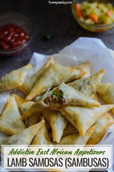 an image of samosas stuffed with meat and vegetables