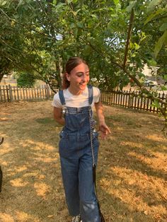 Granola Overalls Outfit, Aesthetic Road Trip Outfit, Granola Jumpsuit, Railroad Stripe Overalls Outfit, Overall Granola Outfit, Roadtrip Outfit, Road Trip Outfit, Casual Summer Outfit, Summer Casual