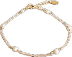 Gold Pearl Anklets As Gift, Gold Pearl Anklets For Gift, Adjustable Chain Bracelet With Pearl Drop, Adjustable Pearl Drop Chain Bracelet, Delicate Adjustable Pearl Chain Bracelets, Elegant Adjustable Anklets With Pearl Charm, Elegant Adjustable Pearl Anklets, Gold Bracelet With Pearl Drop As A Gift, Elegant Pearl Anklets As Gift