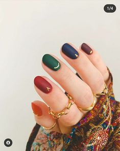 Heirloom Rings, Ombre Nail Designs, Wedding Nails Design, Cute Gel Nails, Funky Nails, Chic Nails, Wedding Nails, Trendy Nails, Winter Nails