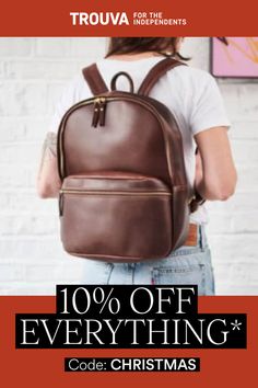 This womens leather backpack is durable, practical and downright awesome.It's a great size as it will easily fit a 13 inch laptop as well as all your other essentials. The shoulder straps are comfortable to wear and adjustable.We have used our most luxurious leather for this beautiful leather backpack so it will soften and get even more beautiful with use. We line each one with soft black cotton canvas and there is a zip pocket, pen holders and smart phone holder inside. We hand-make it in black Womens Leather Backpack, Smartphone Holder, Backpack For Women, Get Even, Smart Phone, Pen Holders, Soft Black, Phone Holder, Leather Backpack