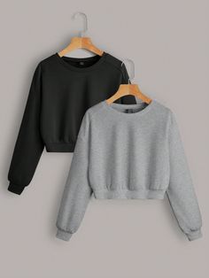 2pcs Knit Short Casual Sweatshirt Set Light Grey Casual    Plain Pullovers Slight Stretch Spring/Fall Women Clothing, size features are:Bust: ,Length: ,Sleeve Length: Cheap Sweat-resistant Sports Tops, Cheap Crew Neck Sweatshirt With Double-lined Hood, Casual Gray Sweat-resistant Top, Shein Sweatshirt, Plain Grey Sweatshirt, Black Sweat-resistant Crew Neck Top, Plain Sweatshirts, Plain Sweatshirt, Women Crew Socks