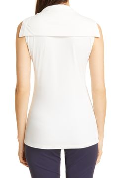 Casual-luxe is officially a thing, so put yourself on the on-trend path in this half-zip top in a shapely rib knit with a sailor-style collar. Sailor collar Sleeveless 94% polyester, 6% spandex Machine wash, dry flat Imported Casual Luxe, Sailor Style, Half Zip Top, Sailor Fashion, Sailor Collar, Zip Top, A Thing, Price Match, Fashion Advice